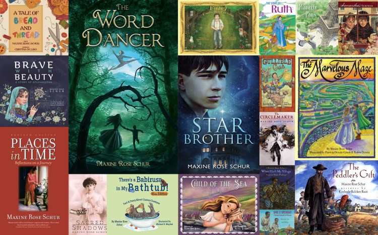 Montage of Maxine Rose Schur's Children and Travel Books