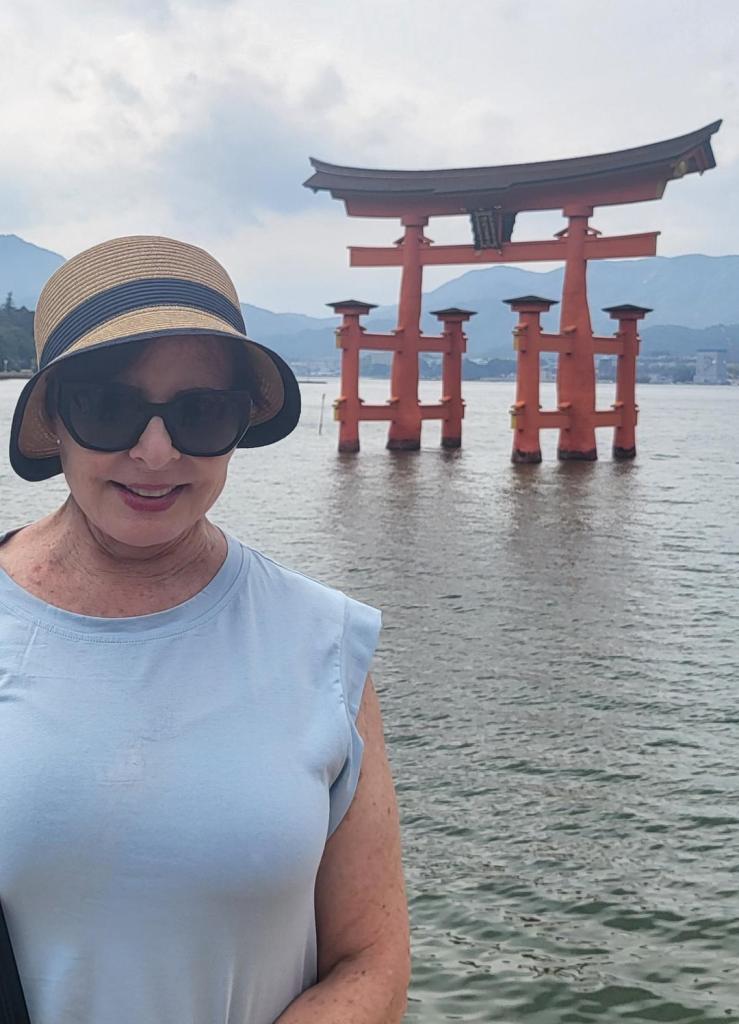 Maxine with Torii Gate